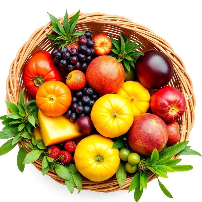 Basket of seasonal fruit